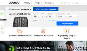 oponeo.pl Screenshot