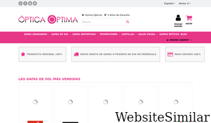 optica-optima.com Screenshot