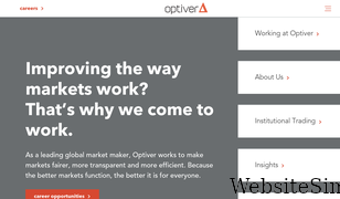 optiver.com Screenshot