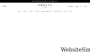 orelia.co.uk Screenshot