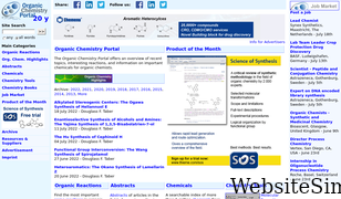 organic-chemistry.org Screenshot