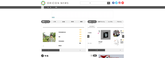 oricon.co.jp Screenshot
