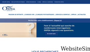 orpea.com Screenshot