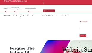orthoclinicaldiagnostics.com Screenshot