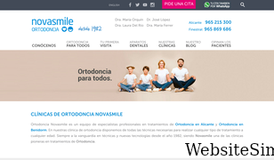 ortodoncianovasmile.com Screenshot