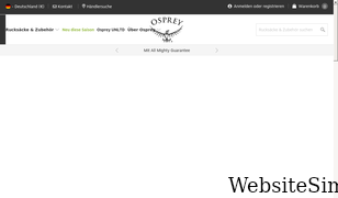 ospreyeurope.com Screenshot