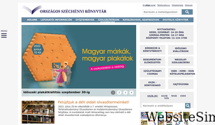 oszk.hu Screenshot