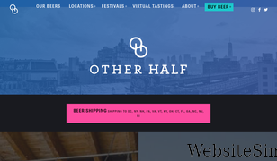 otherhalfbrewing.com Screenshot