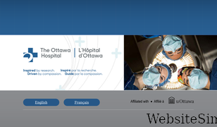 ottawahospital.on.ca Screenshot