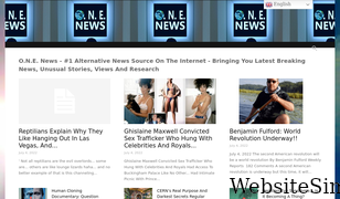 ournewearthnews.com Screenshot