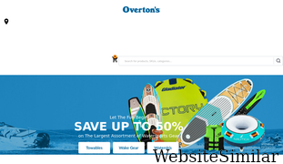 overtons.com Screenshot