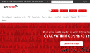 oyakyatirim.com.tr Screenshot