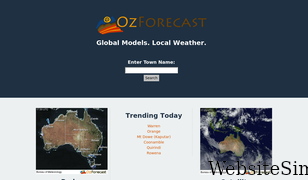 ozforecast.com.au Screenshot