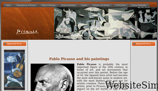 pablopicasso.org Screenshot