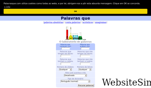 palavrasque.com Screenshot