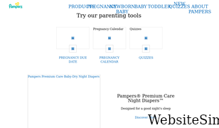 pampers.ae Screenshot