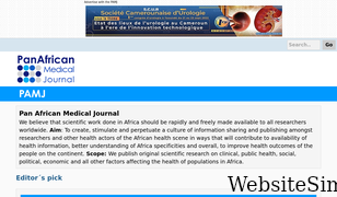 panafrican-med-journal.com Screenshot