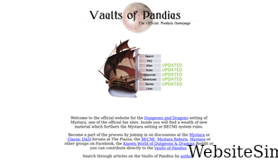 pandius.com Screenshot