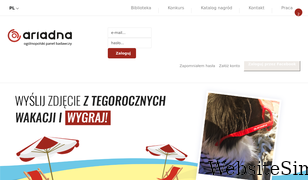 panelariadna.pl Screenshot