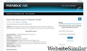 parabolicarc.com Screenshot
