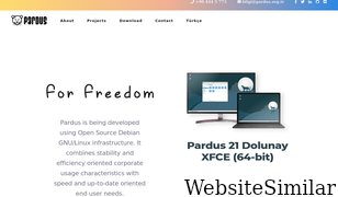 pardus.org.tr Screenshot