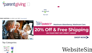 parentgiving.com Screenshot