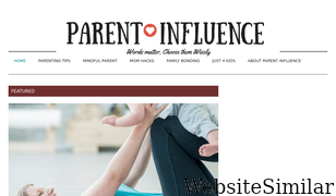 parentinfluence.com Screenshot