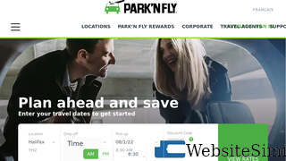 parknfly.ca Screenshot