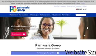 parnassiagroep.nl Screenshot