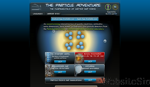 particleadventure.org Screenshot