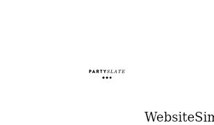 partyslate.com Screenshot