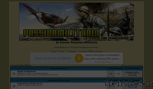 passionmilitaria.com Screenshot