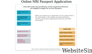 passport.gov.in Screenshot