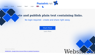 pastelink.net Screenshot