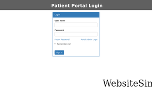 patientonlineportal.com Screenshot