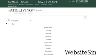 patioliving.com Screenshot