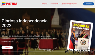 patria.org.ve Screenshot