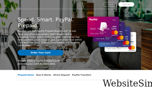 paypal-prepaid.com Screenshot