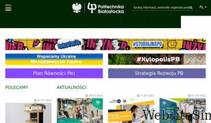 pb.edu.pl Screenshot