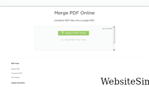 pdf-merge.com Screenshot