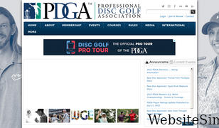 pdga.com Screenshot