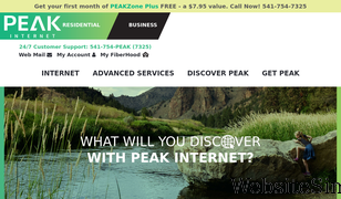 peak.org Screenshot