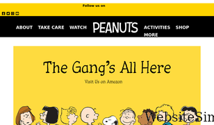 peanuts.com Screenshot