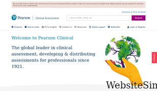 pearsonclinical.com.au Screenshot