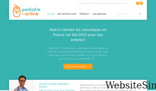 pediatre-online.fr Screenshot