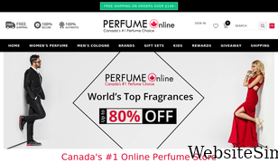 perfumeonline.ca Screenshot