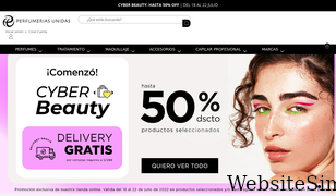 perfumeriasunidas.com Screenshot