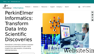 perkinelmerinformatics.com Screenshot
