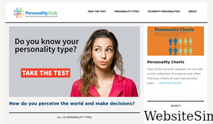 personalityclub.com Screenshot