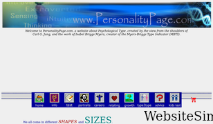 personalitypage.com Screenshot